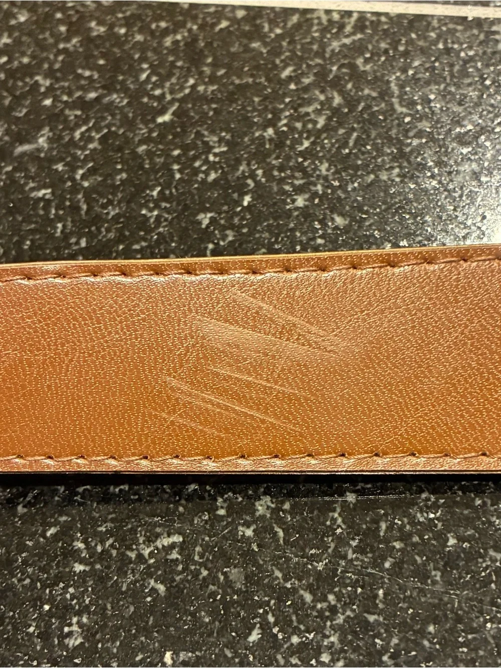 Haband Belt Brown Bonded Leather SZ. 38 Men’s